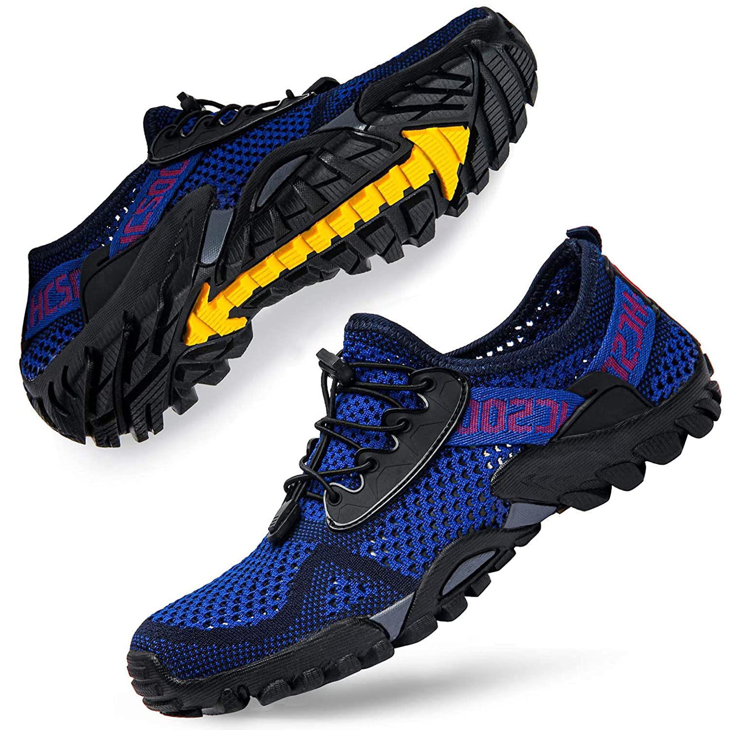 DimaiGlobal Zapatillas de Trekking para Hombres Verano Sandalias Deportivas Pescador Playa Zapatos Casuales Transpirable Zapatilla de Senderismo