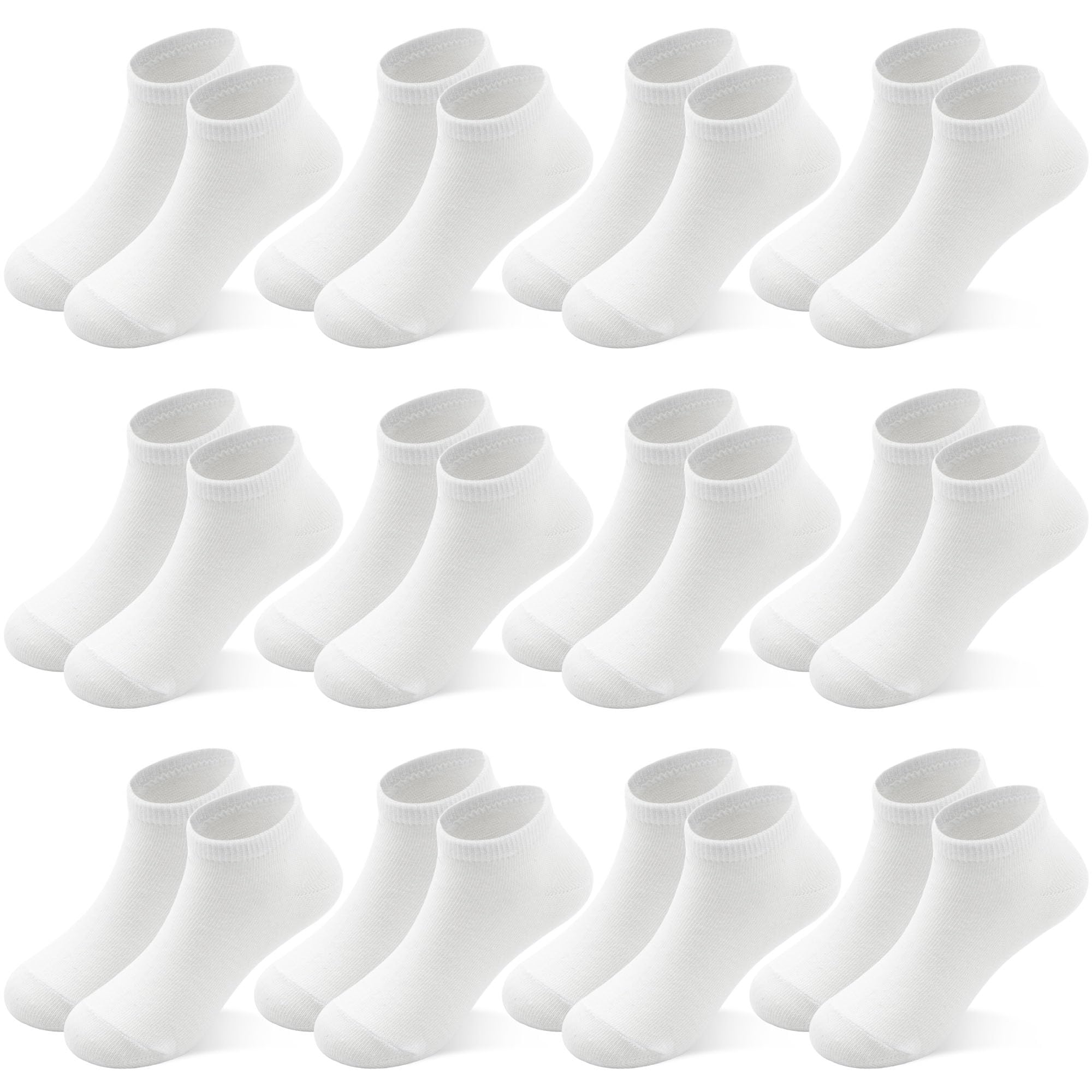 12 Pairs Toddler Socks Boys Ankle Socks Kids Boy Low Cut for Boys Girls 1-14 Years