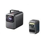 SOLIX C300 Portable Power Station, 288Wh LiFePO4 Battery, 300W (600W Surge) Solar Generator, 140W Two-Way Fast Charging, with NEBULA X1 Triple Laser 4K Projector