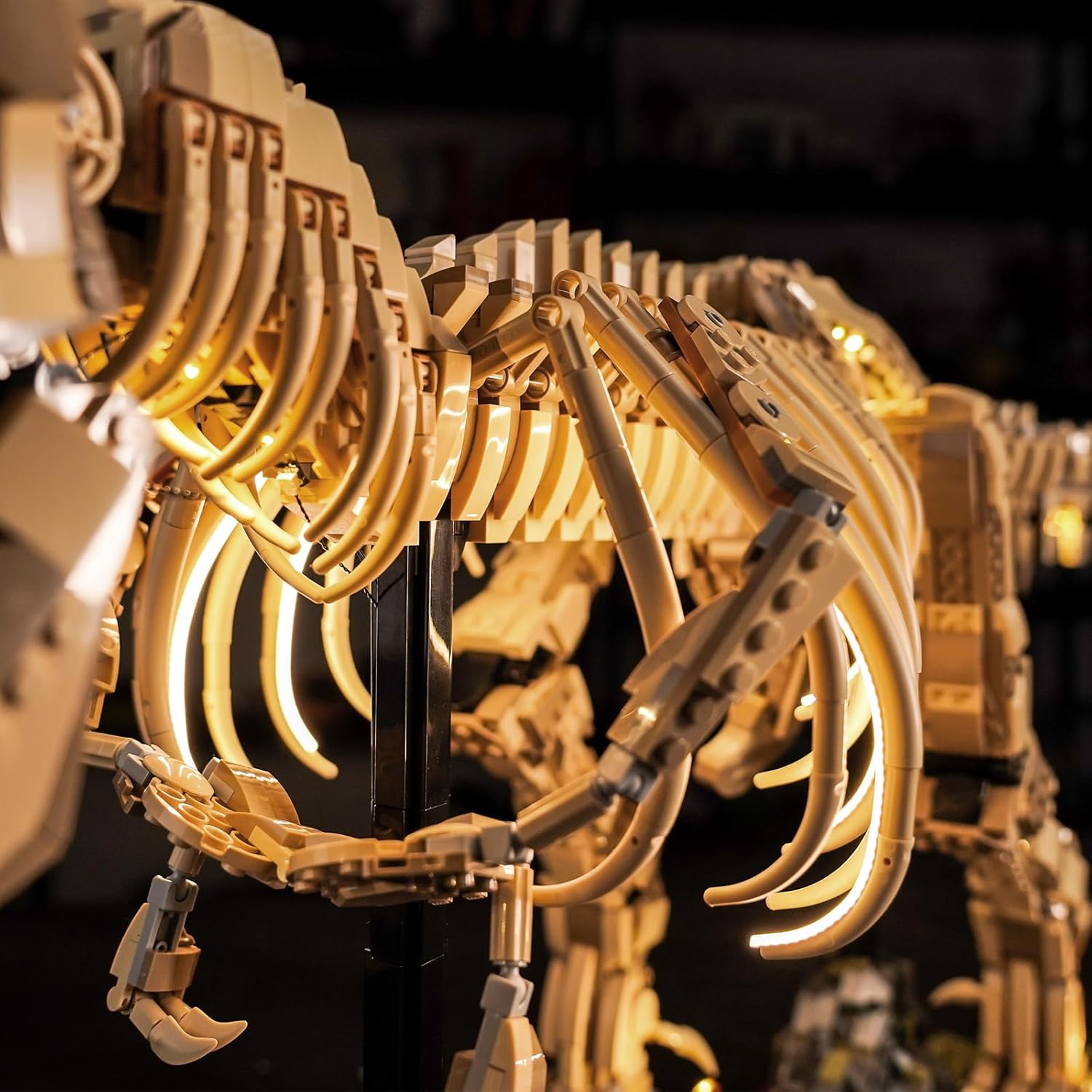 LED Lighting Compatible with Lego Dinosaur Fossils Tyrannosaurus rex 76968, RC Light Kit Compatible with Lego 76968, NOT Included The Model Set - JUST Lights