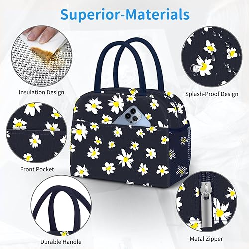 Miniatura 10 de Lonchera para almuerzo, térmica, reutilizable, a prueba de fugas, de alta capacidad, para viajes, trabajo, picnic, playa, para mujeres y hombres,