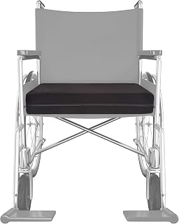 Seat Cushion-3? Memory Foam and Gel Layers-Removable Cover and Waterproof Lining-Comfortable Support in Wheelchair, Desk, Office Chair by Bluestone