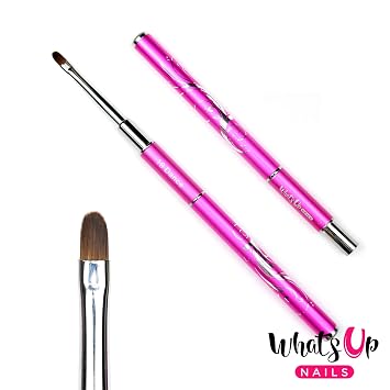 Whats Up Nails - Dance #19 Round Brush for Clean Up Cuticles Skin Around Nail