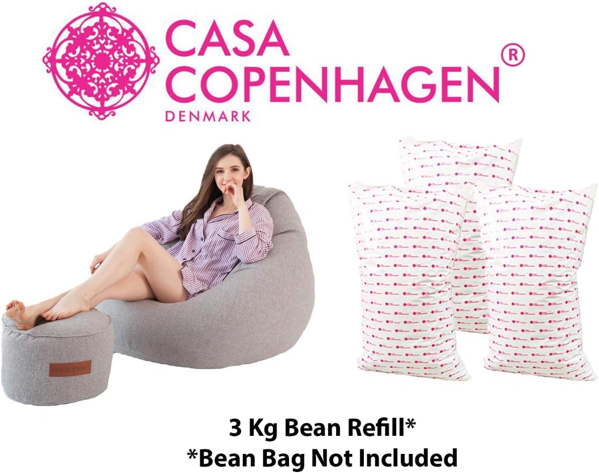 Casa Copenhagen Edition 2019 Ember Export Quality 3 Kg Bean Bag Refill/Filler