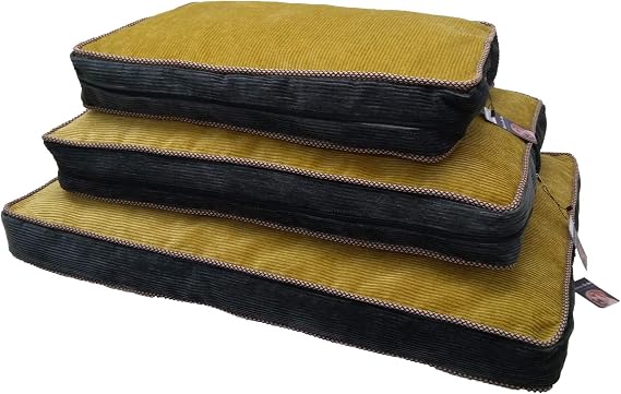 Visco Dolgulu Çift Taraflı Ve Fermuarlı Yıkanabilir Köpek Yatağı-XL(70x100x10cm)(Fcurduroy)