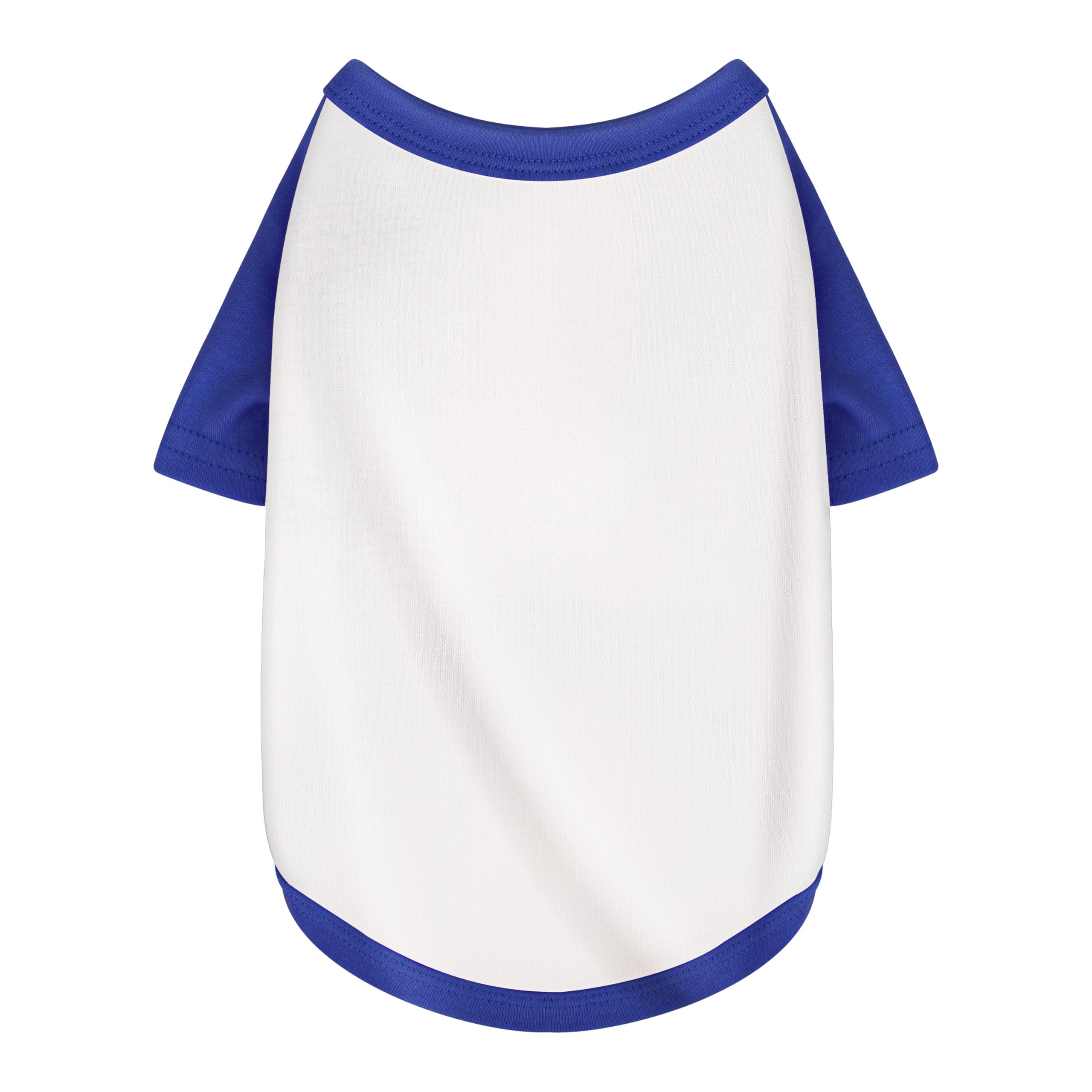 Stylish White Color Block Dog Shirt: Premium Polyester, Comfortable, Breathable, and Wrinkle-Resistant. Perfect Apparel for Small, Medium, & Large