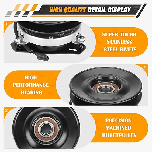 Miniatura 2 de Embrague eléctrico de toma de fuerza 717-04080 917-04080 para Cub Cadet MTD Troy Bilt Craftsman Warner 5215-142 GT1222, LT1022, LT1024, LT1045 2007