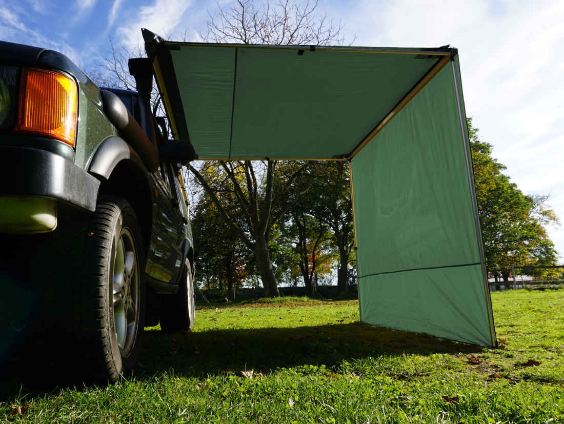 prime tech markise montage Tarp-Erweiterung für Fahrzeug-Markise 250 cm, grün 14969350553967 Schutzblech 28