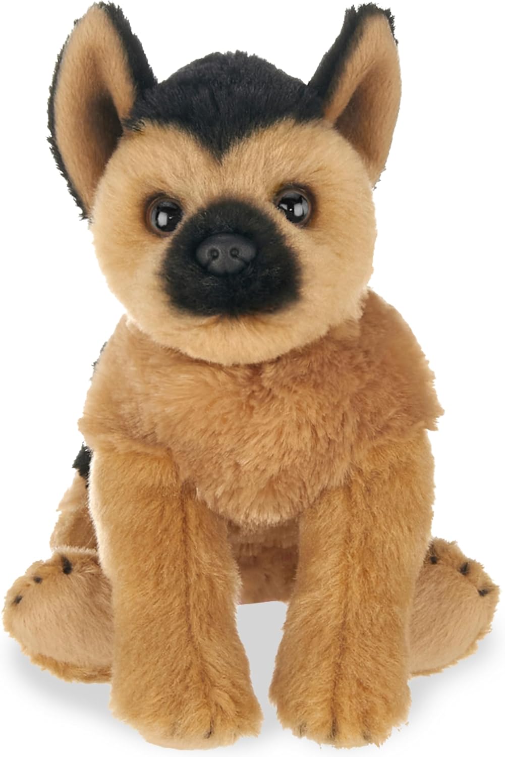 Bearington Hogan The Australian Shepherd Stuffed Animal Dog - 13" Soft Australian Shepherd Plush Toy with Fluffy Fur and Realistic Details - Adorable Cuddly Gift for Kids, Babies, and Dog Lovers
