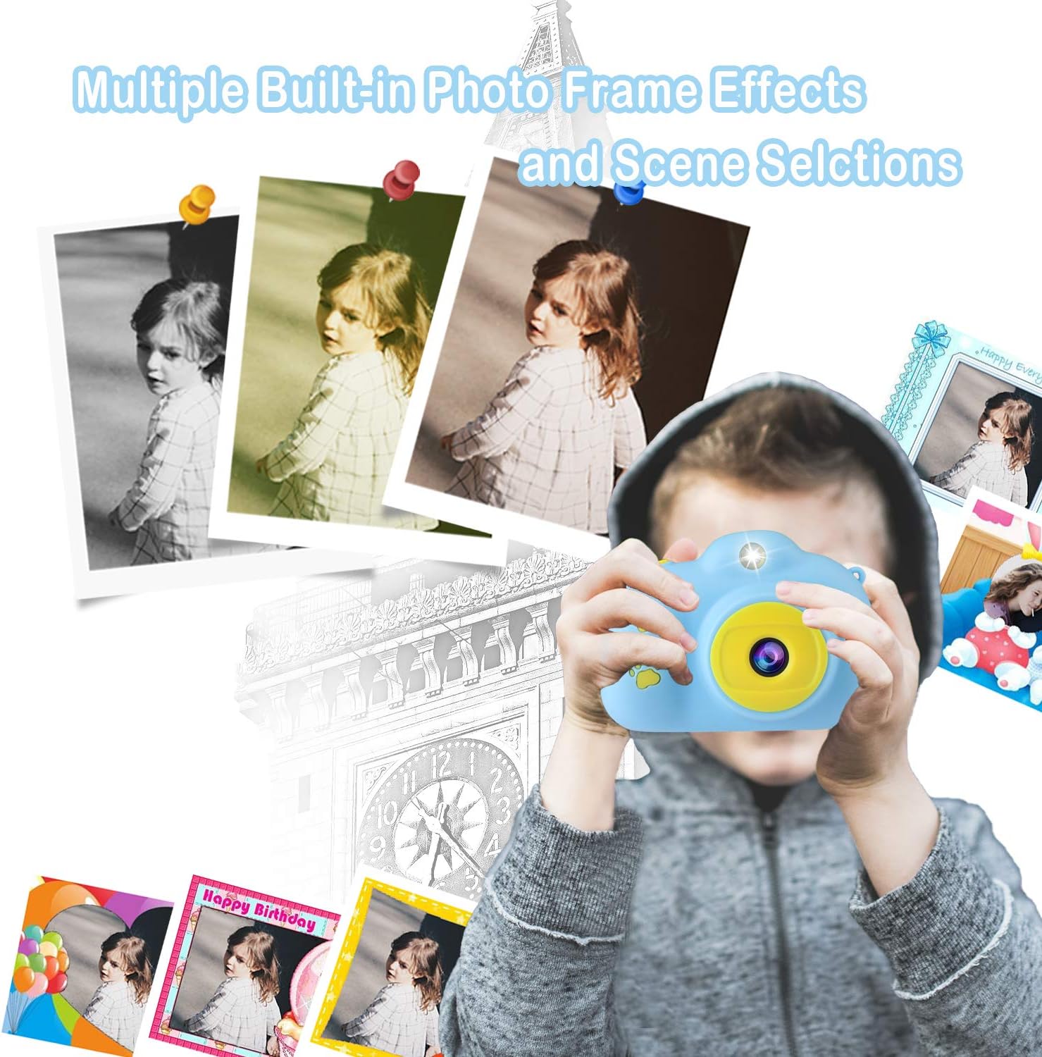 Bеѕt Cуbеr Dеаlѕ 🔥 Kids Camera, 1080p Selfie Digital Kids Camera for Boys with 32GB SD Card Rechargeable Battery Children Video Camera Birthday/Christmas/New Year Toy Gifts for 3 4 5 6 7 8 9 10 Year Old Amаzіng 🔥 Kids Camera, 1080p Selfie Digital Kids Camera for Boys with 32GB SD Card Rechargeable Battery Children Video Camera Birthday/Christmas/New Year Toy Gifts for 3 4 5 6 7 8 9 10 Year Old