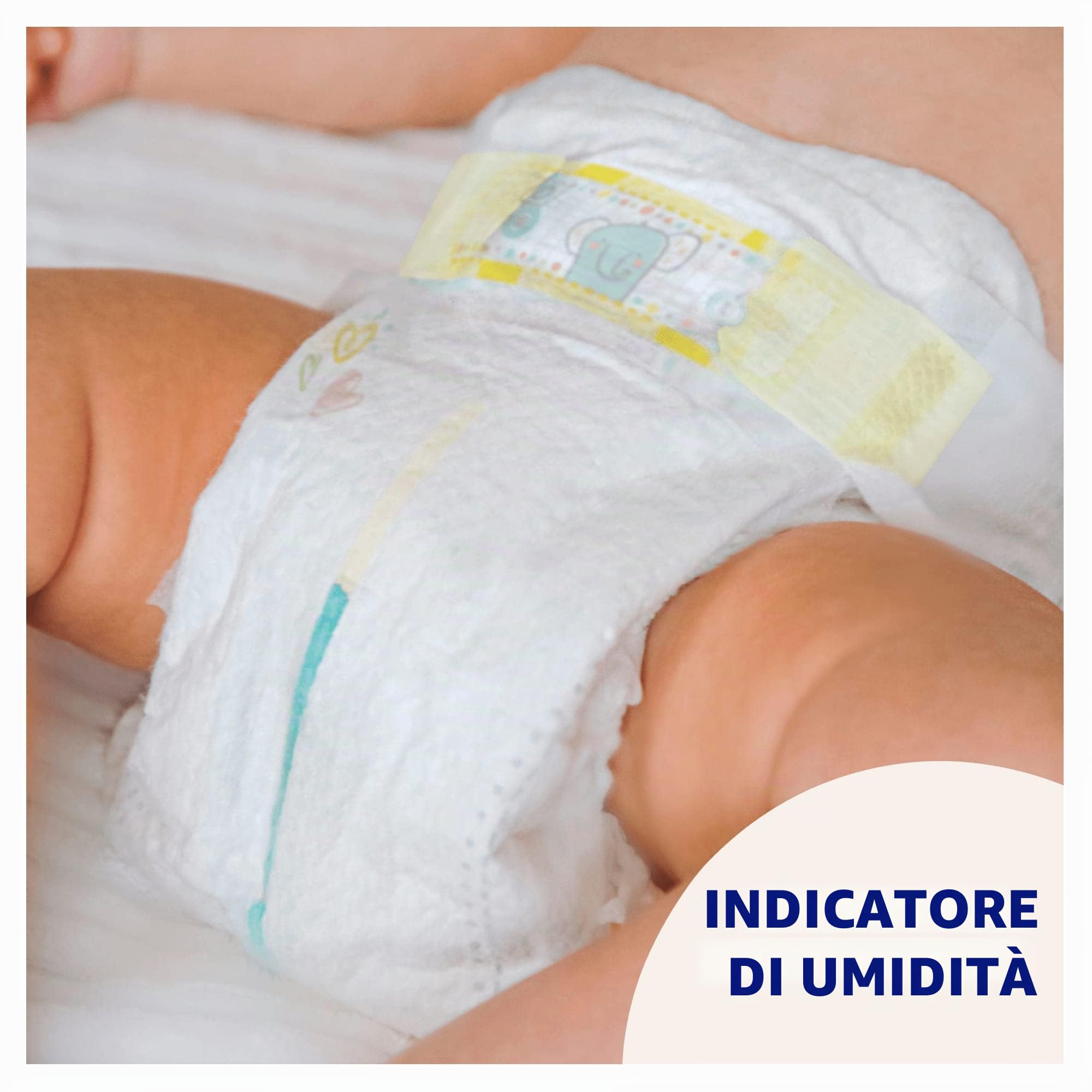 Dodot Bebé Sensitive Pannolini, taglia 1, 2-5 kg, 276 pannolini e 1 confezione da 40 salviette, confezione regalo Aqua Plastic Free, protezione ottimale della pelle di Dodot, confezione mensile