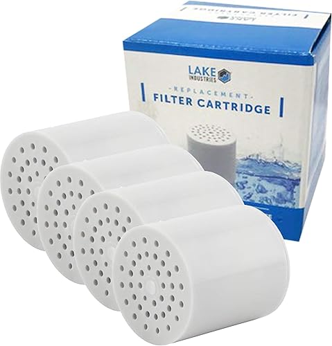 Miniatura 8 de Lake Industries Cartucho de ducha universal de carbón convencional Activate  Tratamiento de agua dura, elimina el cloro, metales pesados y