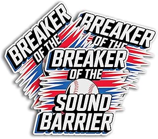 Breaker of The Sound Barrier Sound Barrier Breaker Decal Sticker for Tumbler, Mug, Laptop, Phones, Helmets, Hardhats, Car, Water Bottles