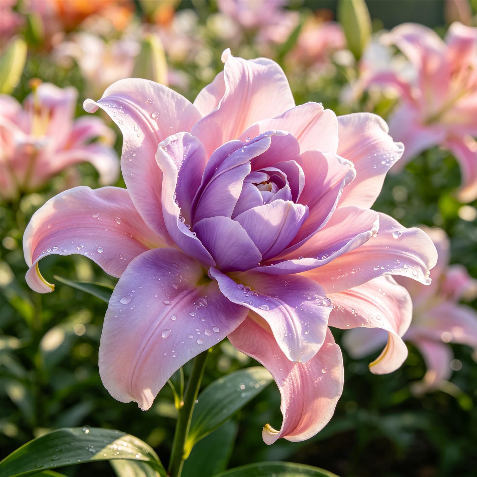 lilium bulbi/giglio bulbi/Resistenti Perenne/Colori vivaci/Facile da curare/Ideali per Balconi e Giardini-10Rizomi-A