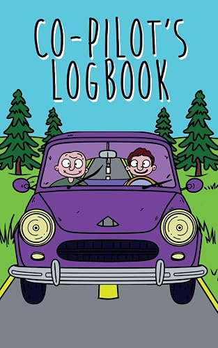Co-Pilot's Logbook: A hilarious logbook in which you can judge your Pilot | A great gift idea for new drivers and friends