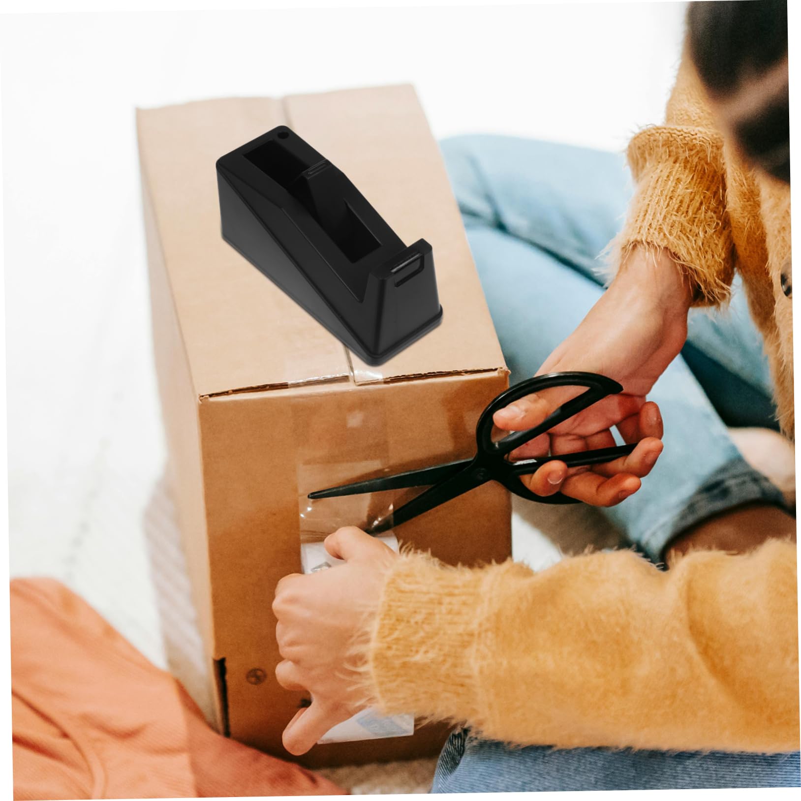 Operitacx Dispenser Per Nastro Adesivo Da Banco Cutter Per Nastro Adesivo Da Ufficio Casa Cucina Contemporaneamente Struttura Robusta e Durevole