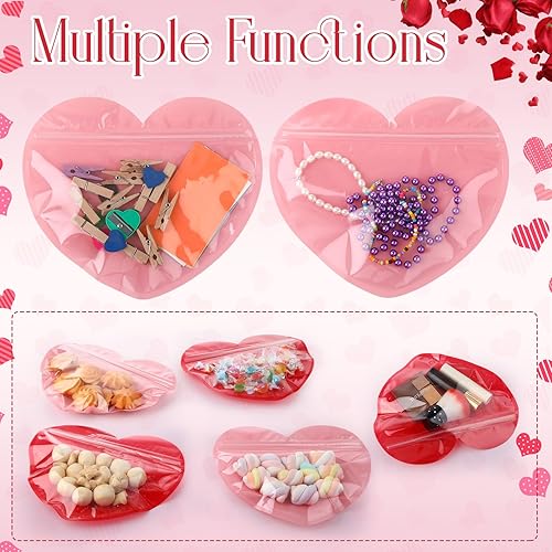 Miniatura 5 de Yexiya 50 bolsas de regalo de San Valentín, bolsas de regalo de San Valentín, bolsas de regalo de San Valentín, bolsas de dulces de San Valentín,
