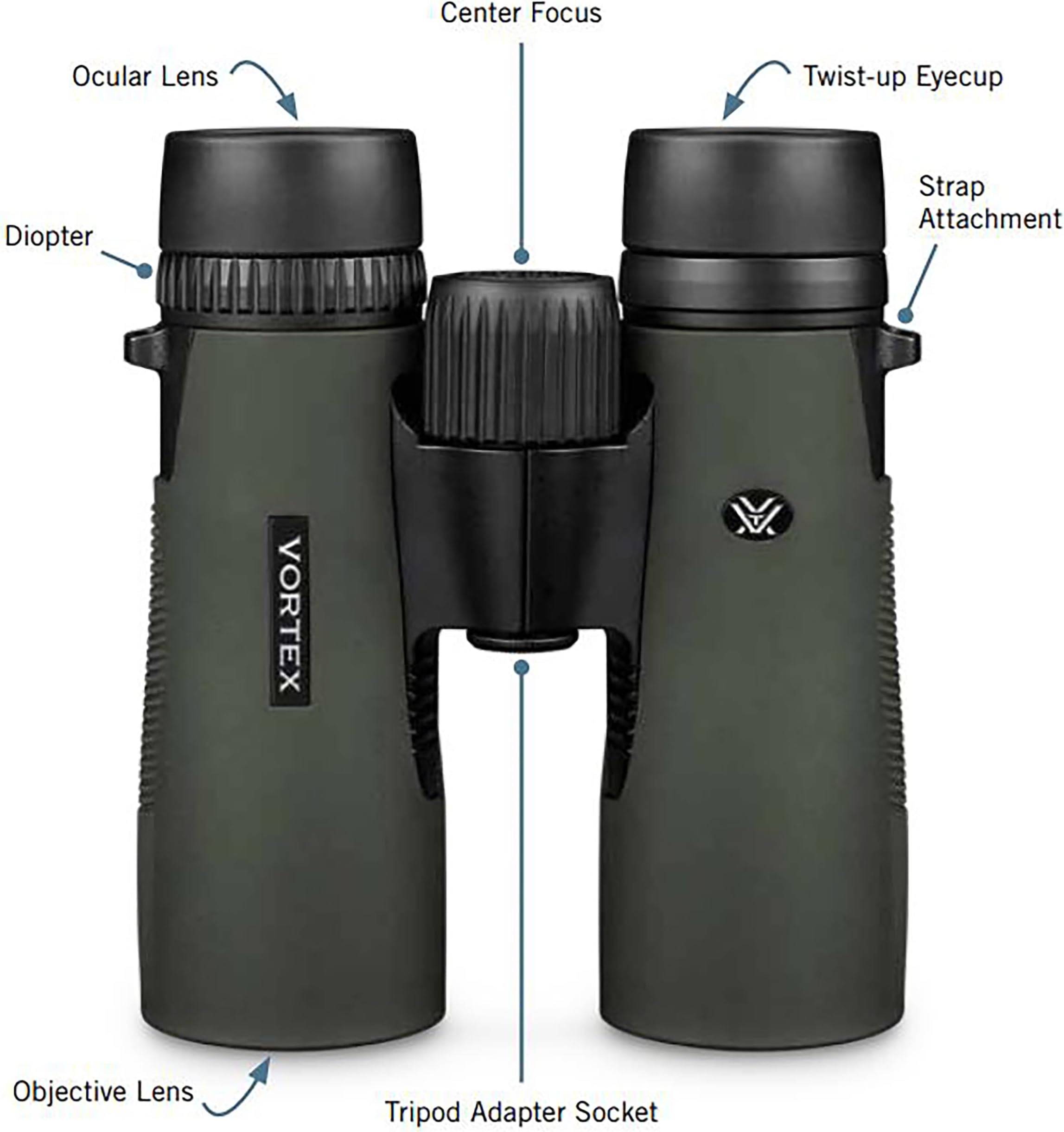 Diamondback HD 10x 50mm Binoculars