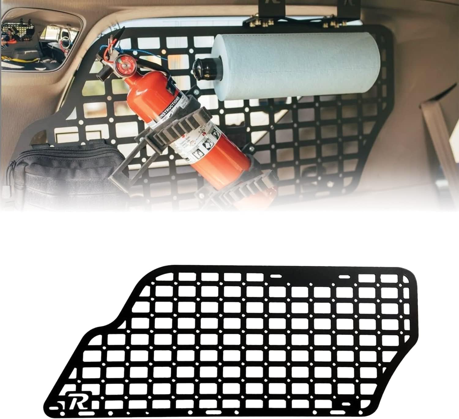 Rago Fabrication Molle Storage Panel System for 2003-2009 Toyota 4Runner 4th Gen | Single Existing Hook | Perfect for Molle Accessories & Tools | Driver & Passenger Side Pair | Made in The USA