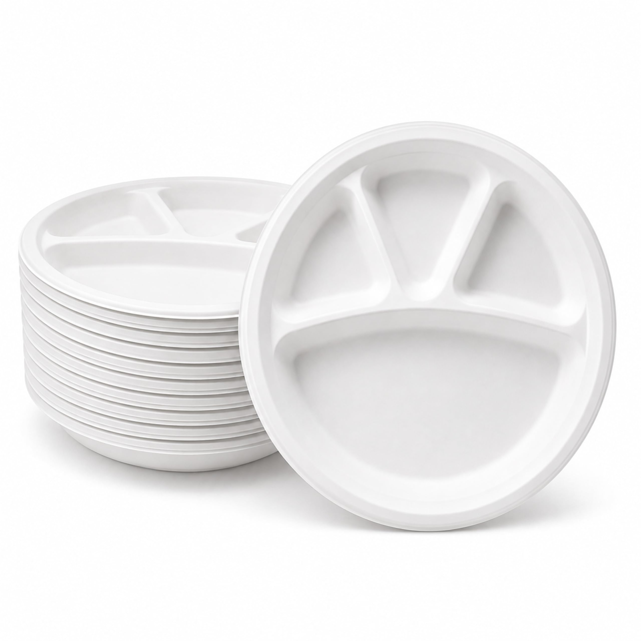 Biodegradable Plates - 10 Pack, 11 Inch -5