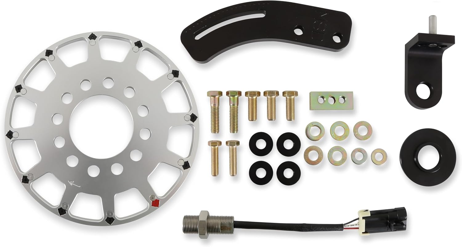 Holley EFI 556-171 EFI Crank Reluctor Kit - 7 Inch Wheel - SBC Hall Effect