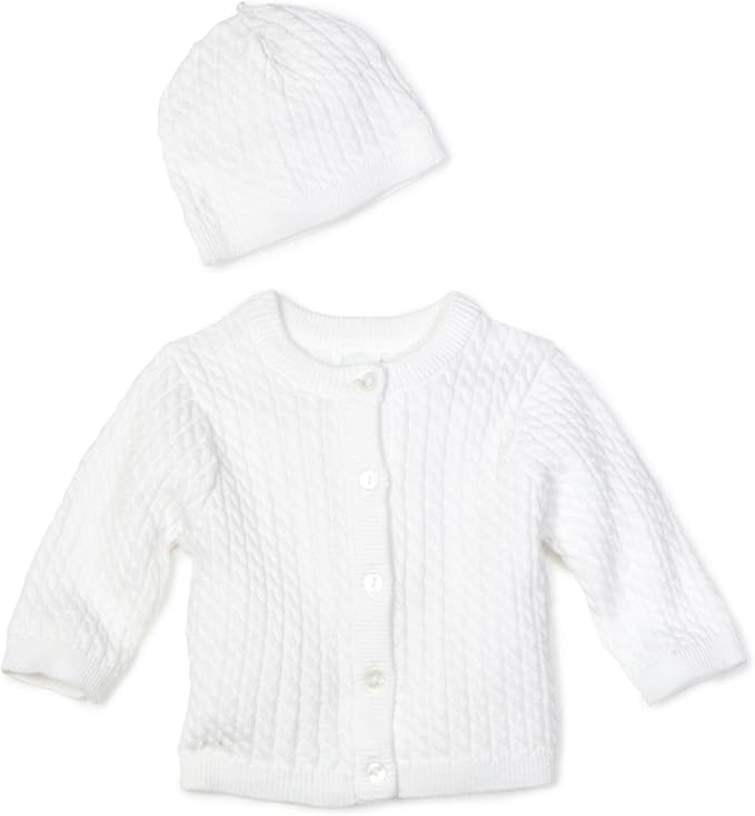 Little Me UnisexBaby Newborn Lovable Cable Sweater Infant And Toddler Sweaters