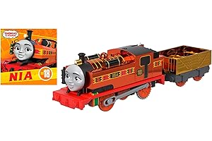 Thomas & Friends Celebration Nia & Storybook: Storybook and Wooden Train