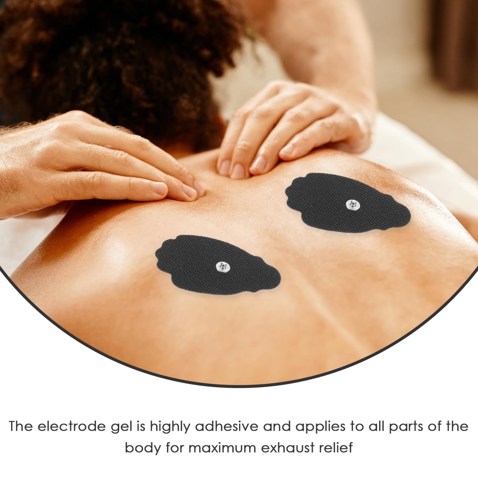 Healvian 50stücke Tragbare Massage-pads Professionellen Nicht Gewebten Stoffen Selbstklebende Für Effektive Muskelstimulation Und Entspannung
