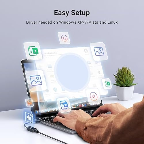 Miniatura 8 de UGREEN Adaptador Ethernet USB a 10 100 Mbps Adaptador de red RJ45 Adaptador LAN con cable para PC portátil Compatible con Nintendo Switch Wii U