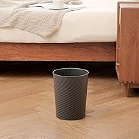 Vista 20 de UUJOLY - Bote de basura pequeño de plástico, ideal para baños, lavanderías, cocinas, oficinas, habitaciones infantiles y dormitorios, 1.8 galones