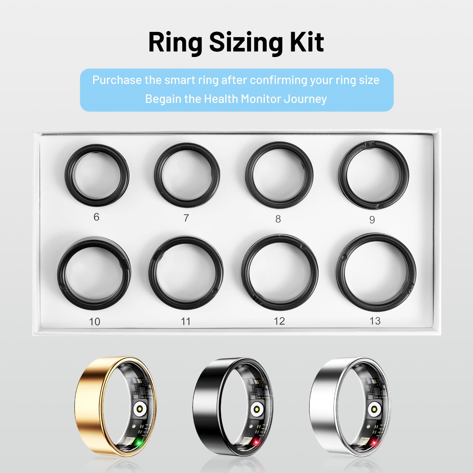 B*7様 Smart Recovery Ring SIZING KIT B*7様 Smart Recovery Ring SIZING KIT Amazon.com: Mirlray Sizing