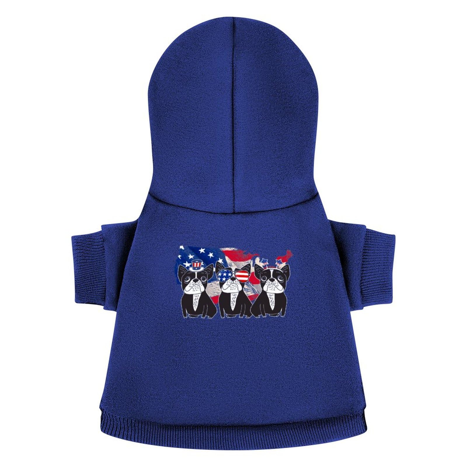 Amazon | ペット服 犬服 USA Flag 4th Bulldog アメリカ国旗
