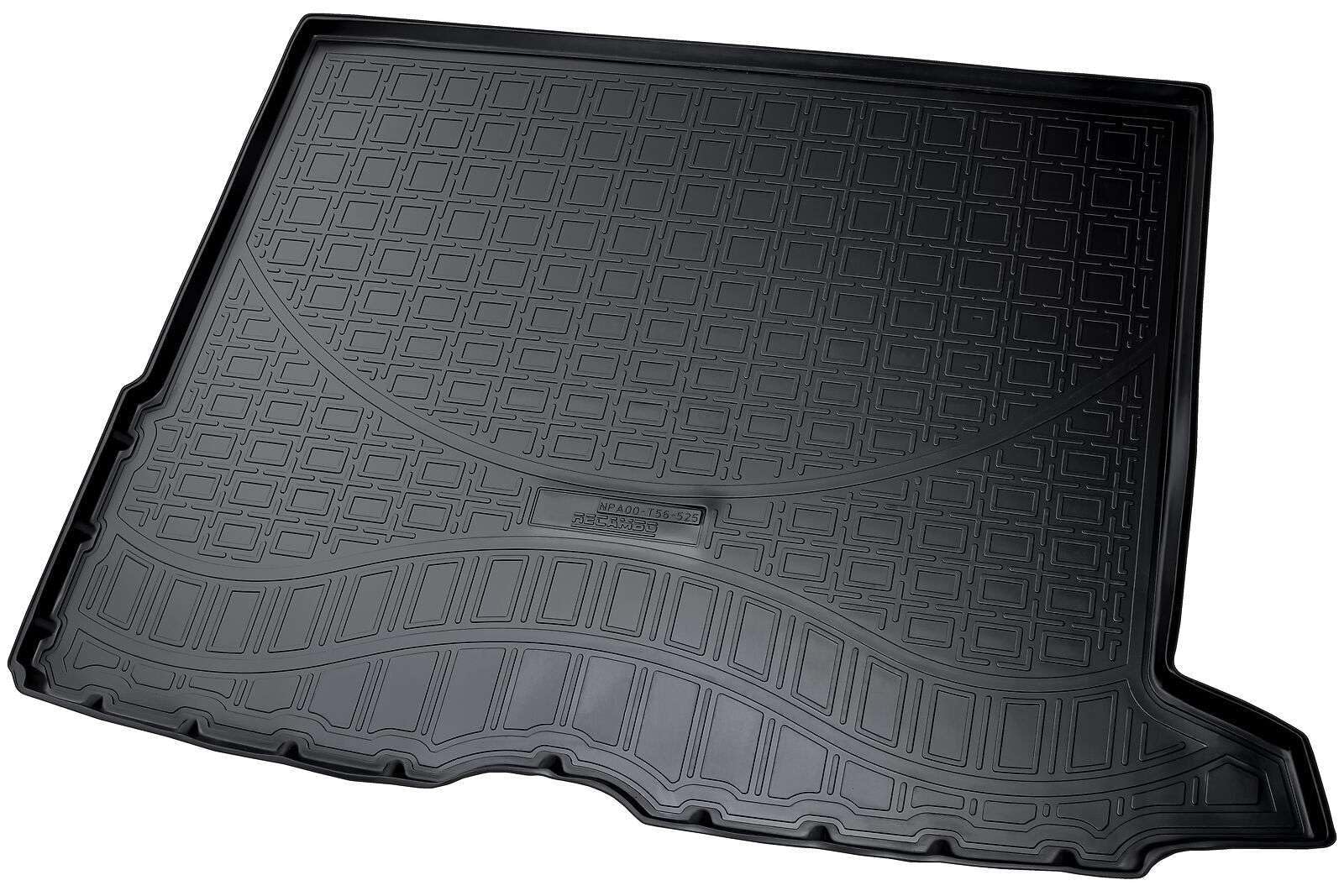 RECAMBO Juego de alfombrillas de goma y bandeja para maletero para Mercedes Clase GLC X253 | año de fabricación a partir de 06.2015 > 100% ajuste perfecto, alfombrillas y maletero de TPE