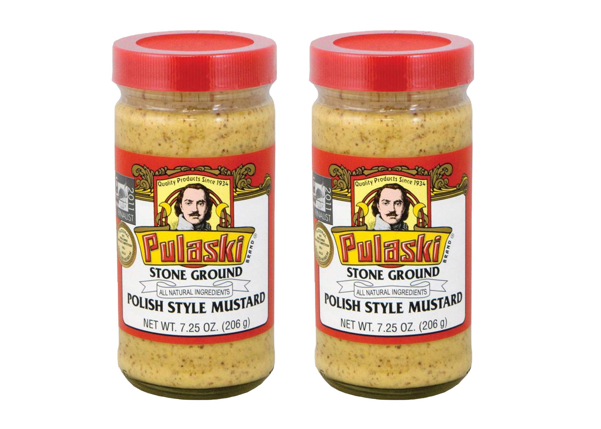 Granda Pulaski Stone Ground Polish Style Mustard,7.25 oz. x 2 pck