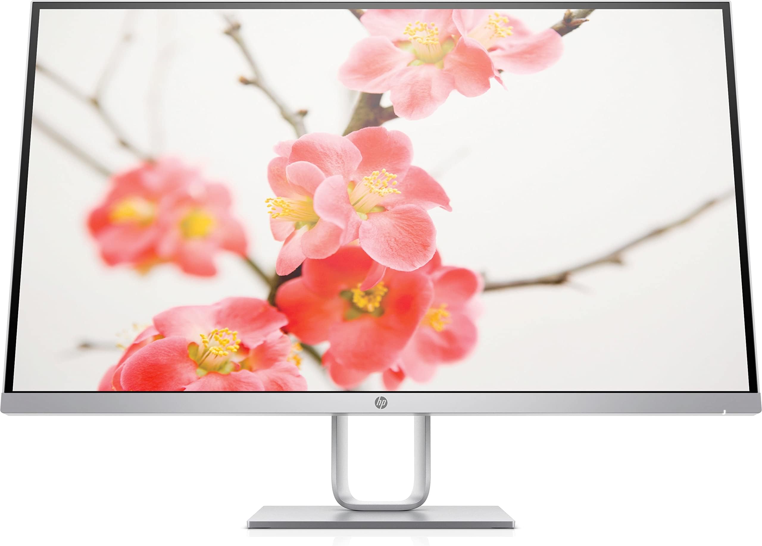 HP Pavilion 27q 27-inch QHD 2k 1440p IPS LED Monitor with AMD FreeSync Support, 100% sRGB, and VESA Mounting Bracket (1HR73AA#ABA) - Silver