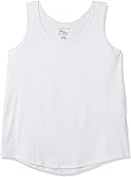 Vista 3 de JUST MY SIZE Camiseta sin mangas de algodón para mujer, talla extra grande