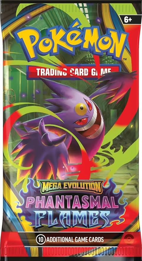 Pokémon TCG: Mega Evolution - Phantasmal Flames Booster Pack miniatura 3