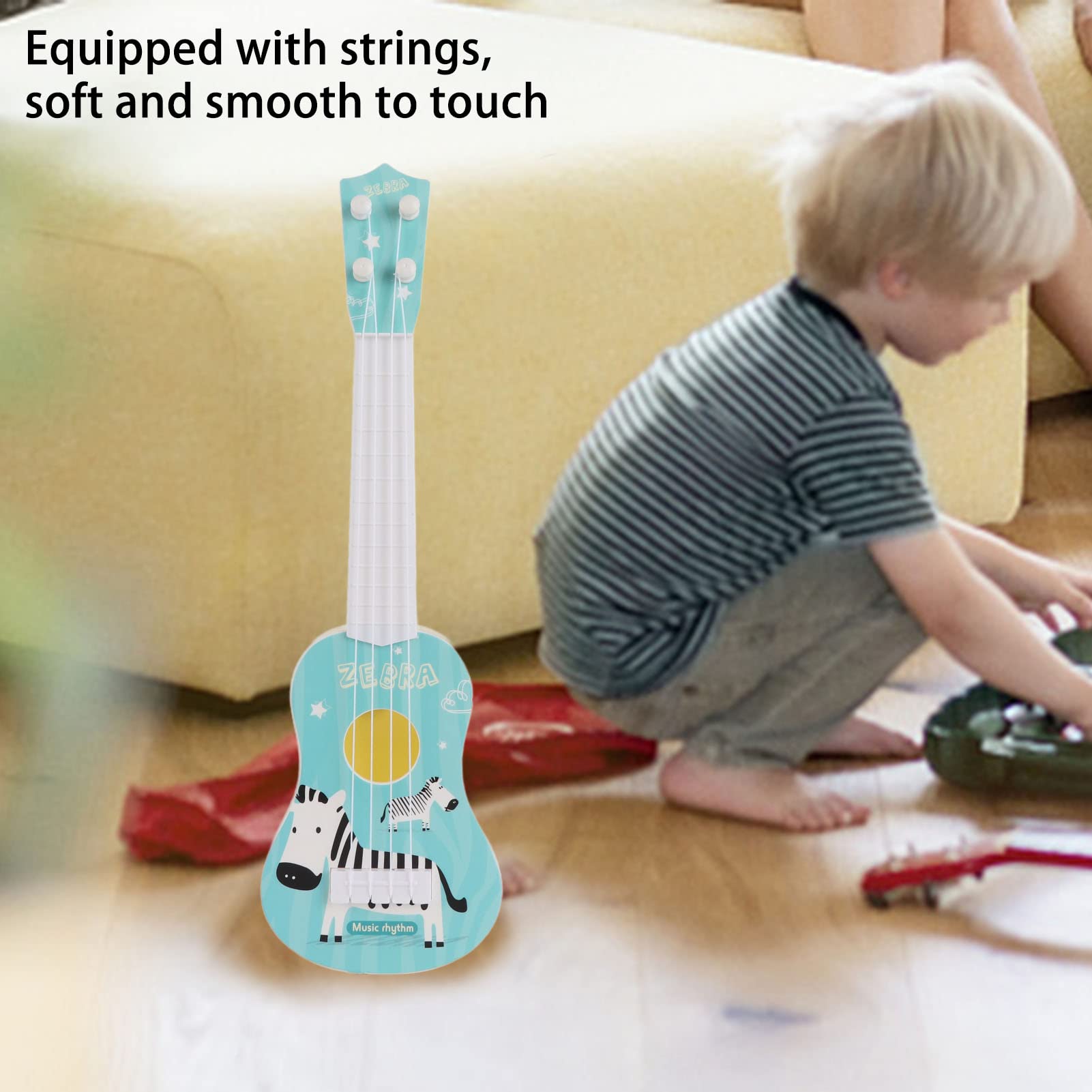 Guitarra De Plástico Realista Guitarra De Juguete Para Niños Greensen - Diseño Realista, Cuerdas Suaves, Ideal Para 3-5 Años Guitarra Con Sonido Claro Guitarra De Plástico Realista Guitarra De Juguete Para Niños Greensen - Diseño Realista, Cuerdas Suaves, Ideal Para 3-5 Años Guitarra Con Sonido Claro