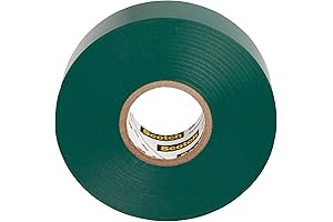 Premium Electrical Tape: Scotch Vinyl Color-Coding in Dark Green