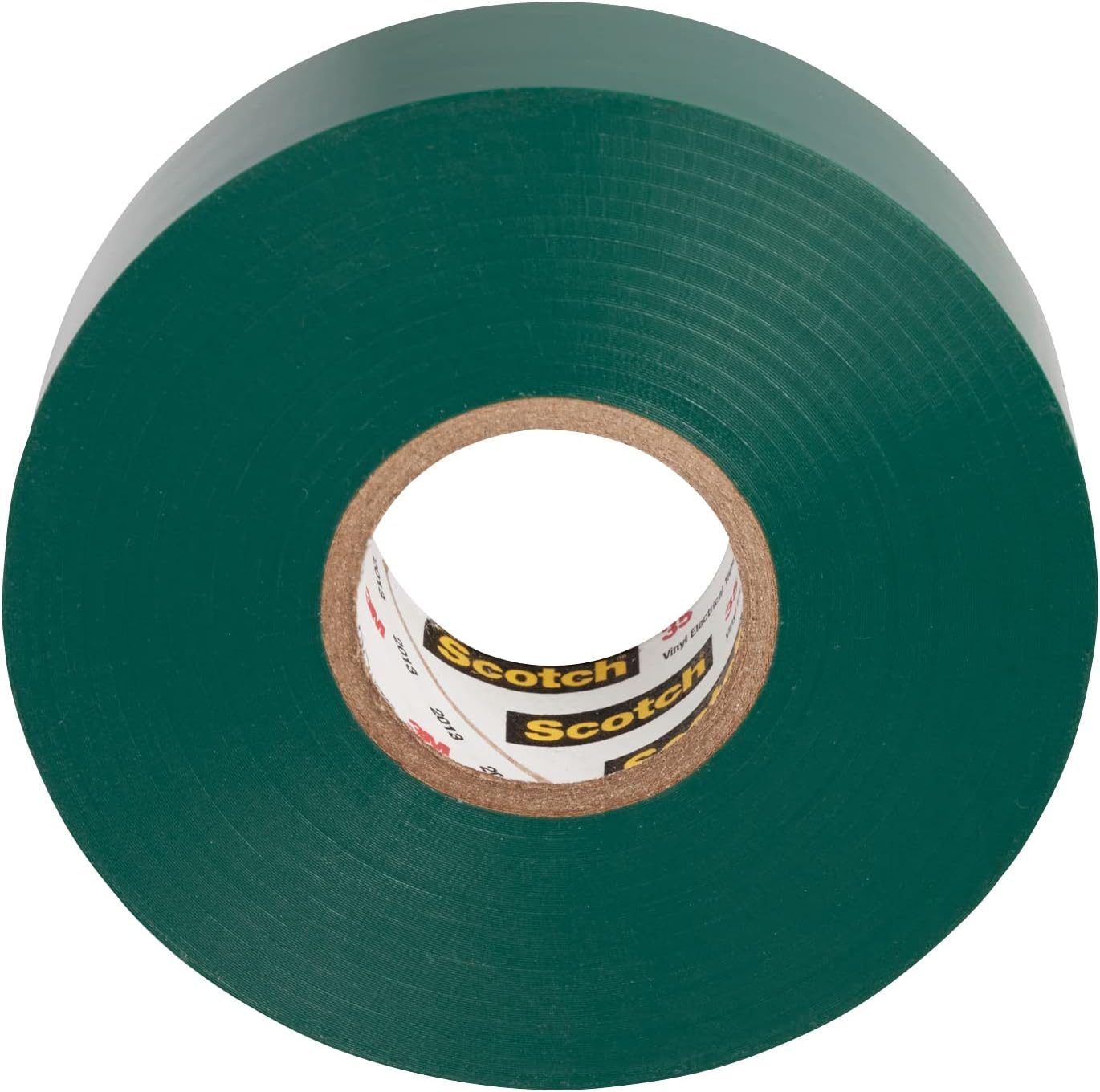 3M Scotch Vinyl Color Coding Electrical Tape 35, 3/4 in x 66 ft, 1 Roll, Green, CSA Certified, UL Listed, Professional Grade, 7 mil Thick, Flame Retardant Tape, Color Coding