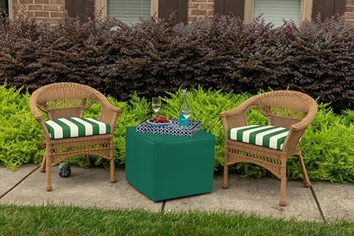 Miniatura 4 de Sunbrella Cojines de patio  Almohadilla de asiento de mimbre  18 pulgadas de ancho x 18 pulgadas de largo x 2.5 pulgadas de alto, cojín para silla