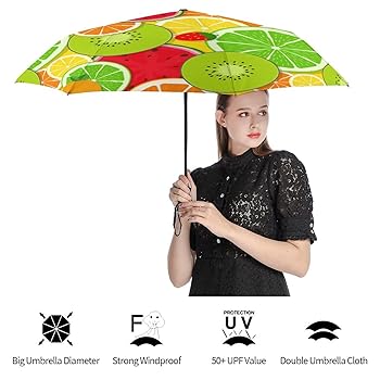 フルーツ柄 晴雨兼用 日傘 JILL STUART（ジル スチュアート）】フルーツ柄プリント 晴雨