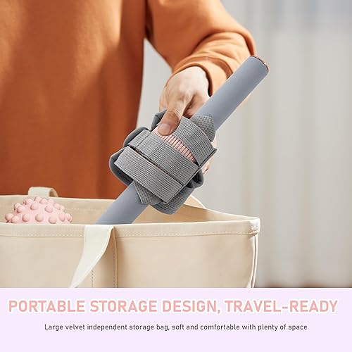 Miniatura 7 de Bandas de resistencia de tela para entrenar con asas, banda de resistencia de 120 libras para mujeres y hombres, equipo de entrenamiento