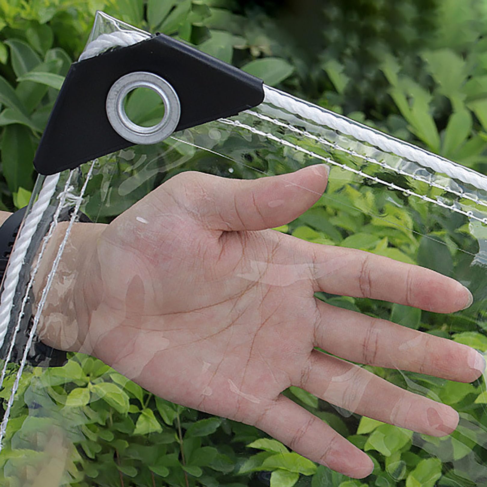Bâche transparente imperméable contre le gel et la pluie pour sauver vos plantes de jardin