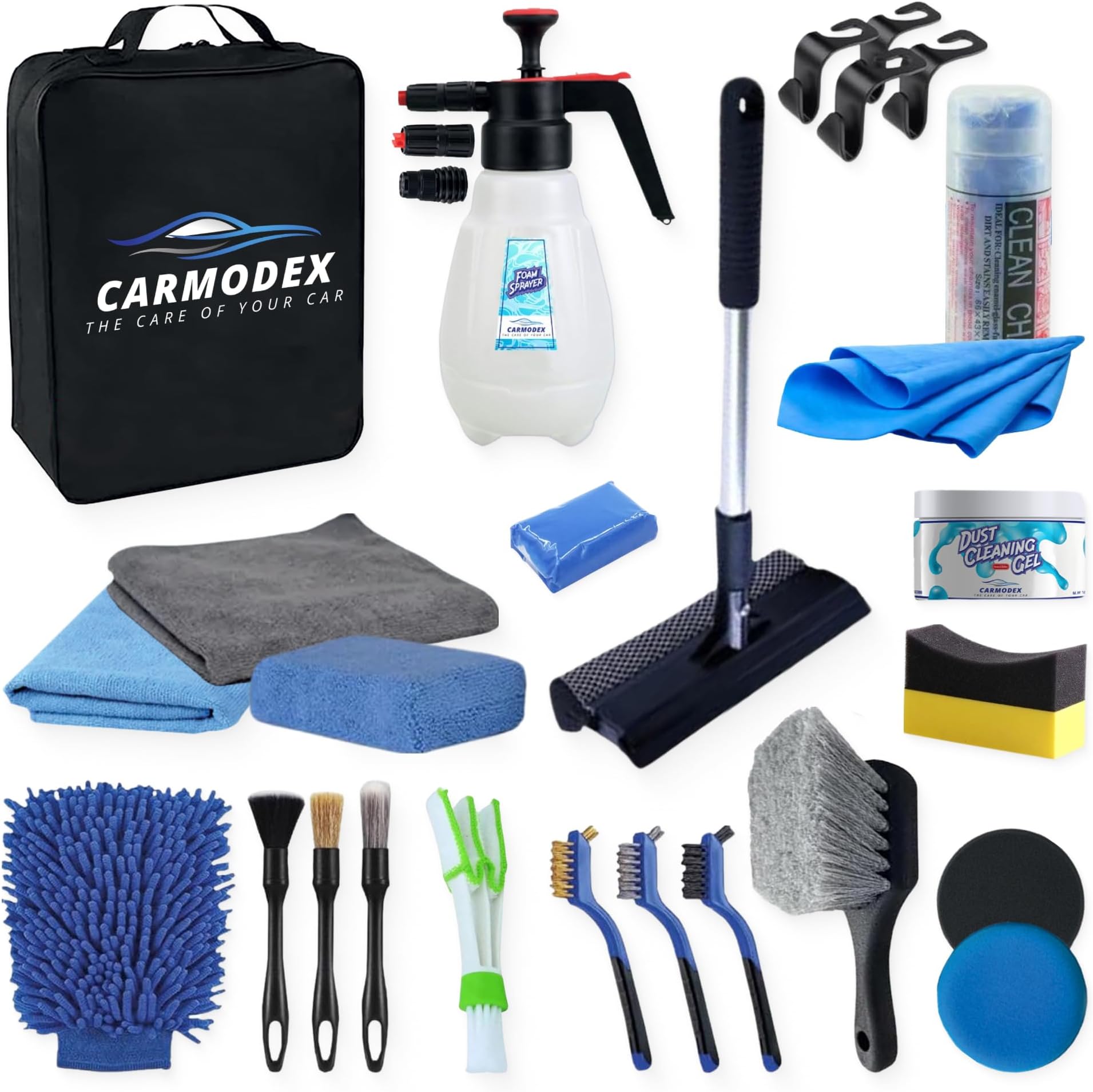 Carmodex Car Wash Cleaning Kit, Manual Foam Sprayer