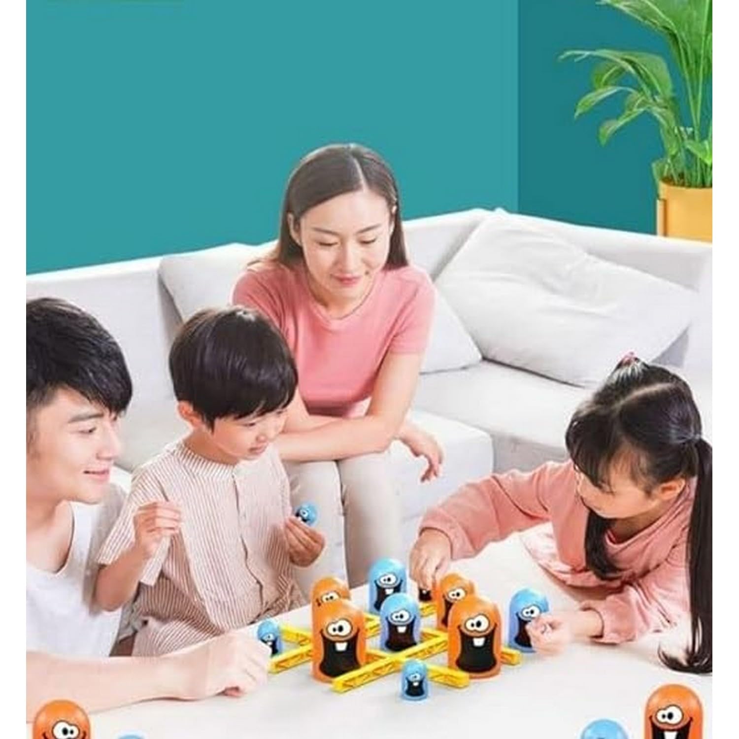YODIFY Tic Tac Stack Strategy Board Game for Kids & Adults | Mind Challenging Family Game | Fun Interactive Logic Puzzle Game for Home & Travel β YODIFY 2