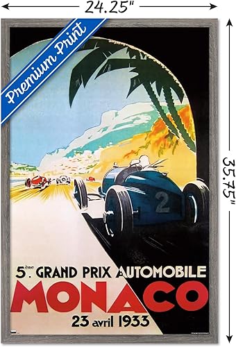 Miniatura 3 de Trends International Grandprix Automobile Monaco 1933 - Póster de pared