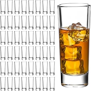 10 Dessert Shot Recipes for Fun Party Size Treats 30 48-Pack 2oz Tall Shot Glasses Bulk,Glass Shot Glasses With Heavy Base,Cl...
