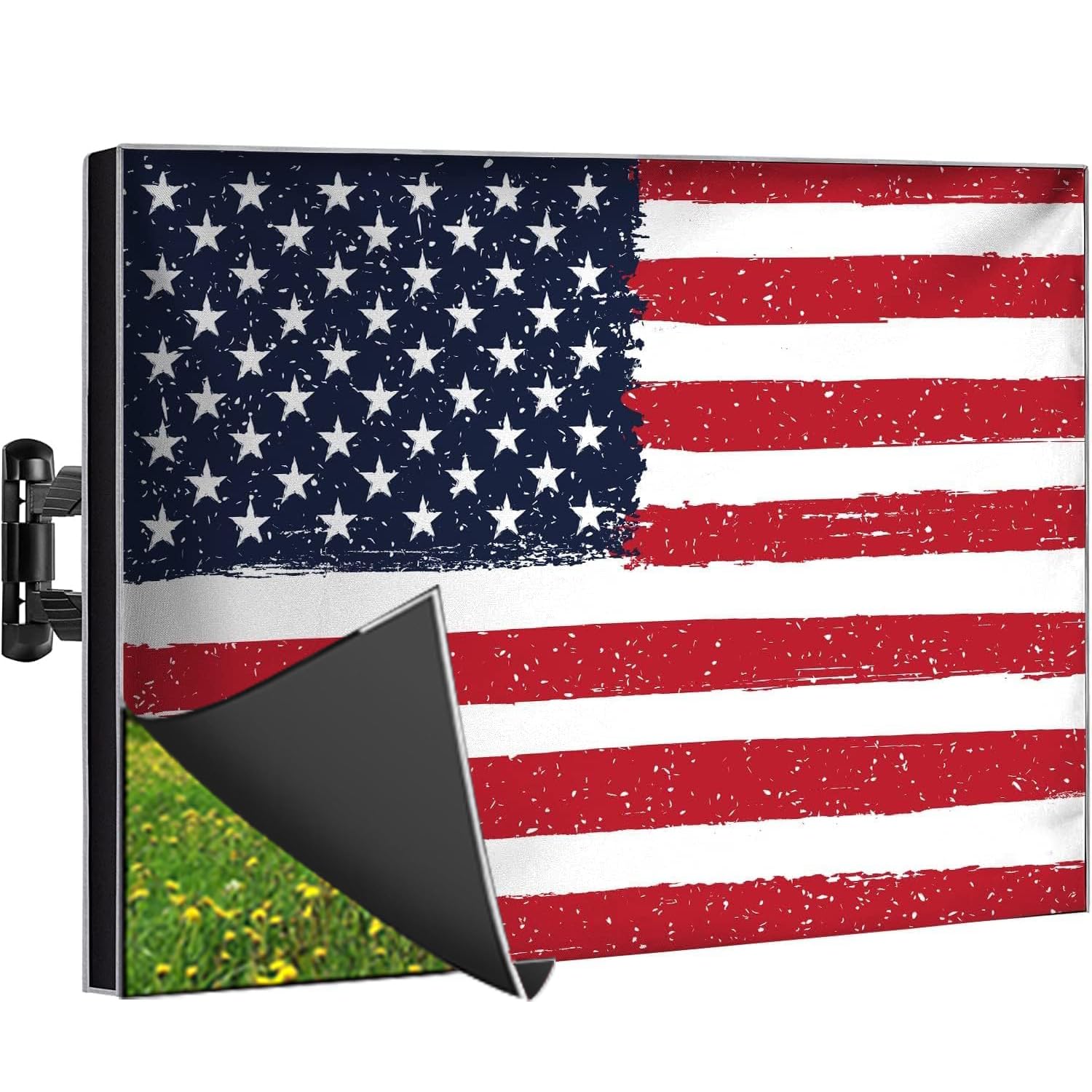 Funda de TV para exteriores de 75 pulgadas, resistente a la intemperie e impermeable, carcasa de TV para exteriores, protector de pantalla inteligente para TV exterior, cubierta para mudanza