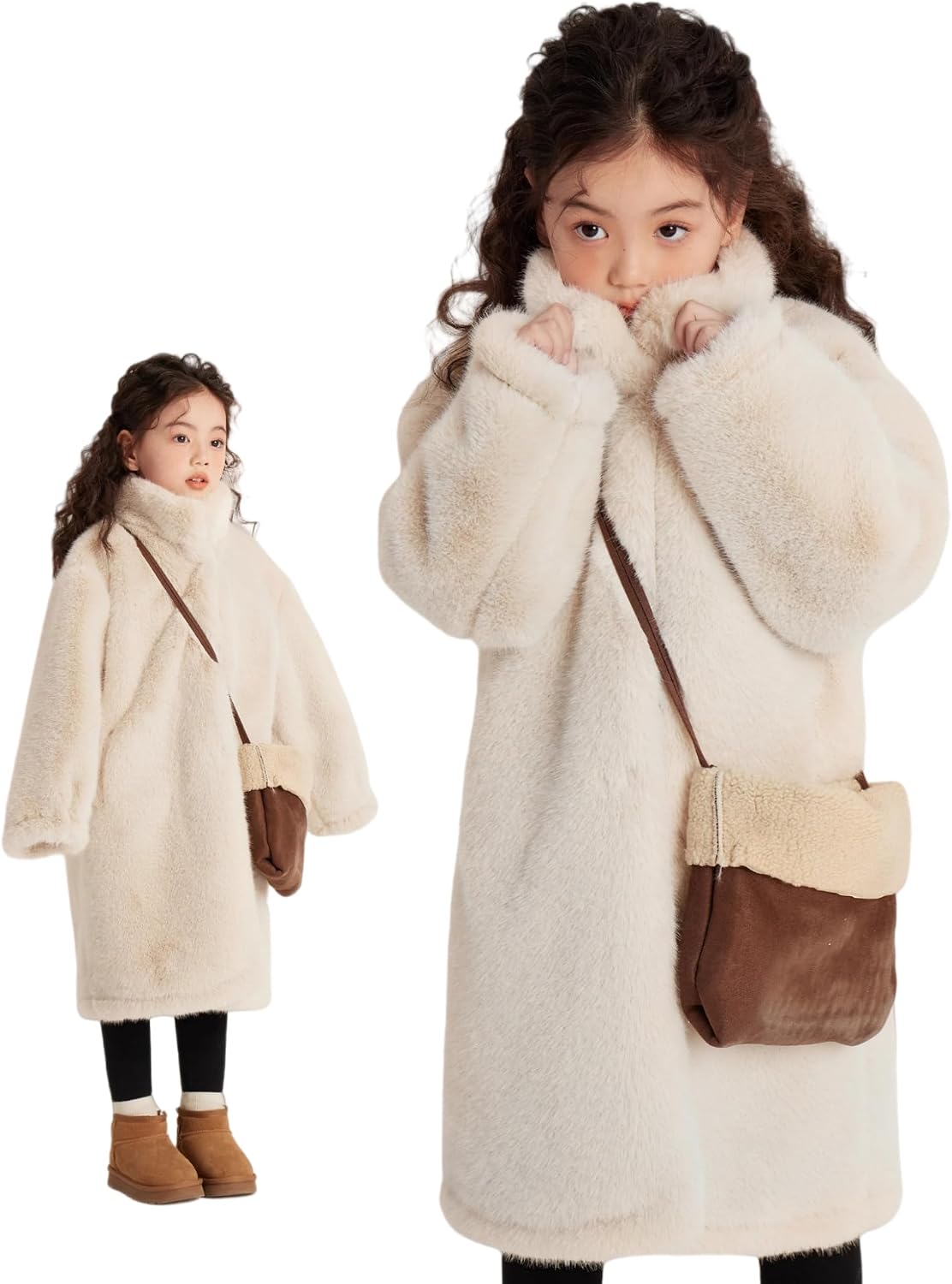 Ohrwurm Girls Dress Coat Windbreaker Clothes Fur Outwear Kids Winter Fleece Jacket for 4-14 Years